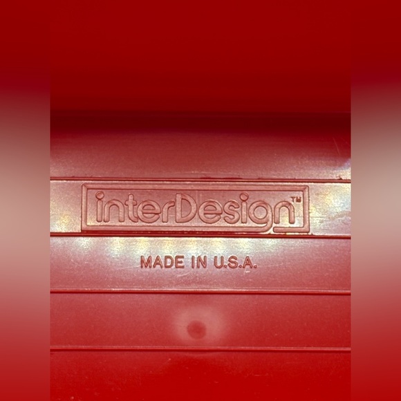 Interdesign Vintage MCM Red Hinged Storage Box, Jewelry Box, Keepsake Box, USA - Picture 3 of 15
